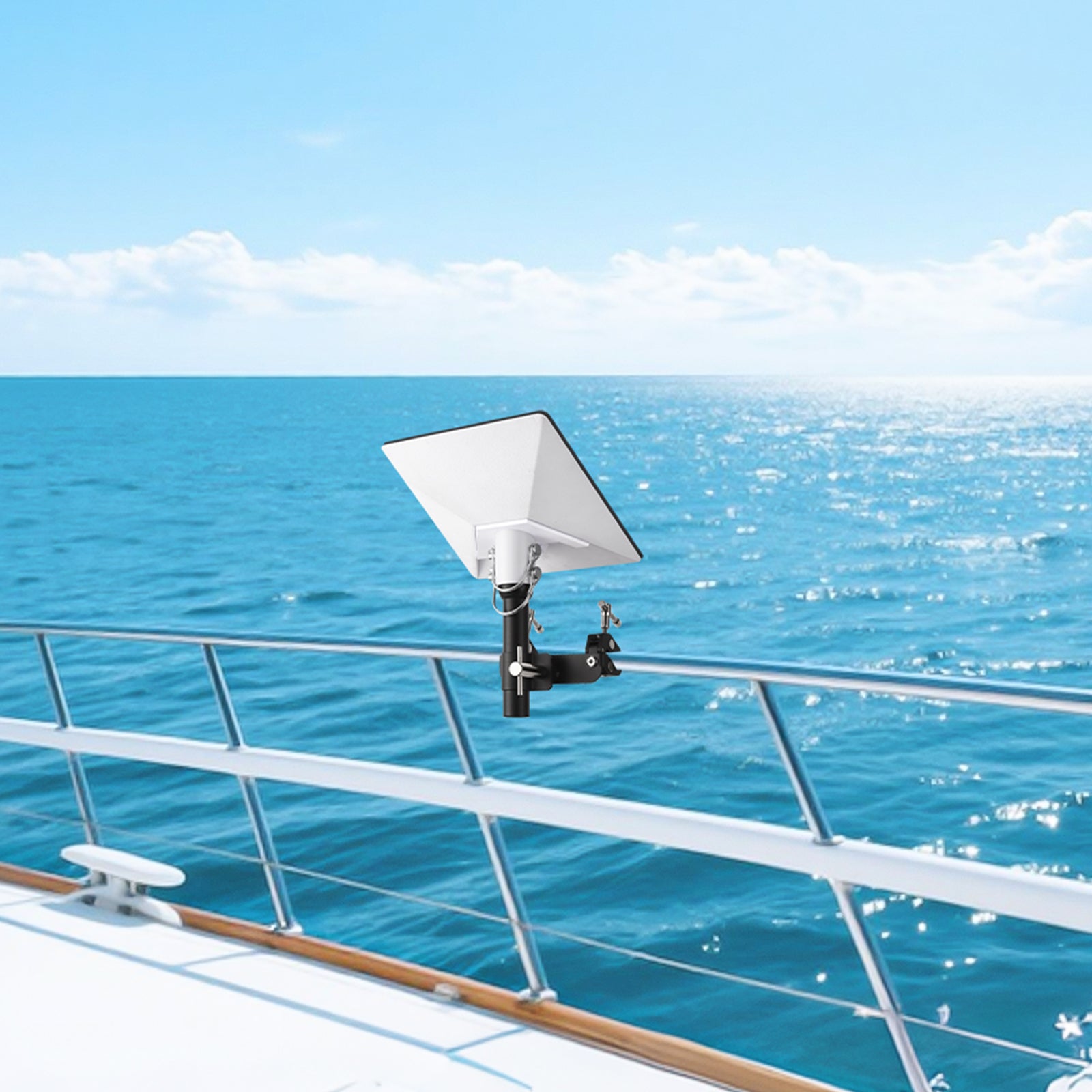 GADFISH Starlink Mini RV Mount - Adjustable Jig & Pipe Adapter for Pole Rack/Railing/Boat Pole/Roof Mount, Portable Design & Compatible with Starlink Gen3