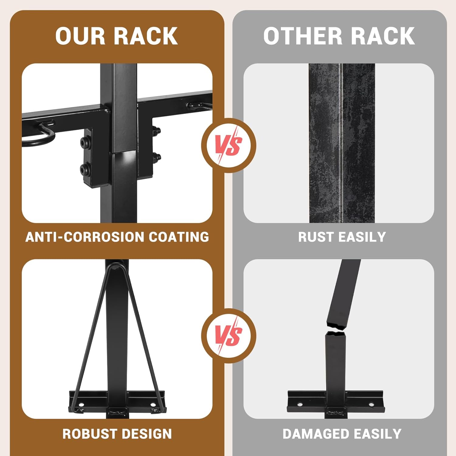 Utility Trailer Accessory Racks Upgraded Utility Trailer Accessories Trailer Tool Rack with 8 Tool Hol ...
