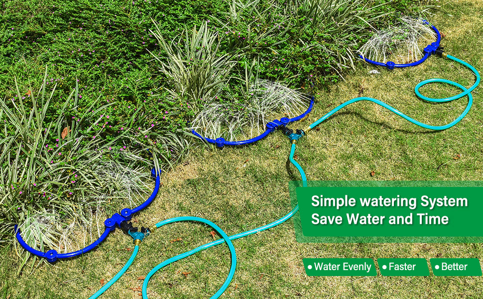 Sprinkler Tree ZZM 360°Tree Water System Tree Watering Ring Circle Sprinkler and Irri ...