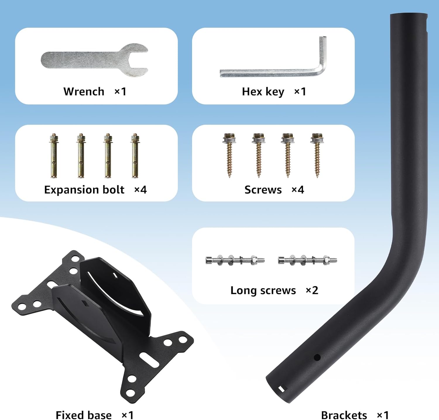 GADFISH Starlink Mounting Kit Gen 2, Compatible with V2 Starlink, Heavy Duty Starlink Mount for Starlink Internet Kit Satellite, Starlink Roof Mount, Starlink Pole Mount