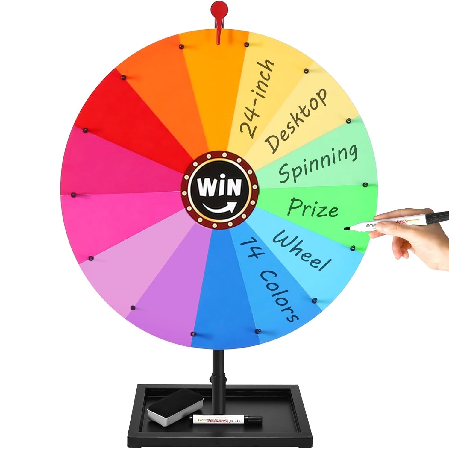 Bordspellen, Spin The Wheel 11,81 Inch 10 Slots Spinning Wheel Game 5 Bordspellen, Spin The Wheel 11,81 Inch 10 Slots Spinning Wheel Game 5
