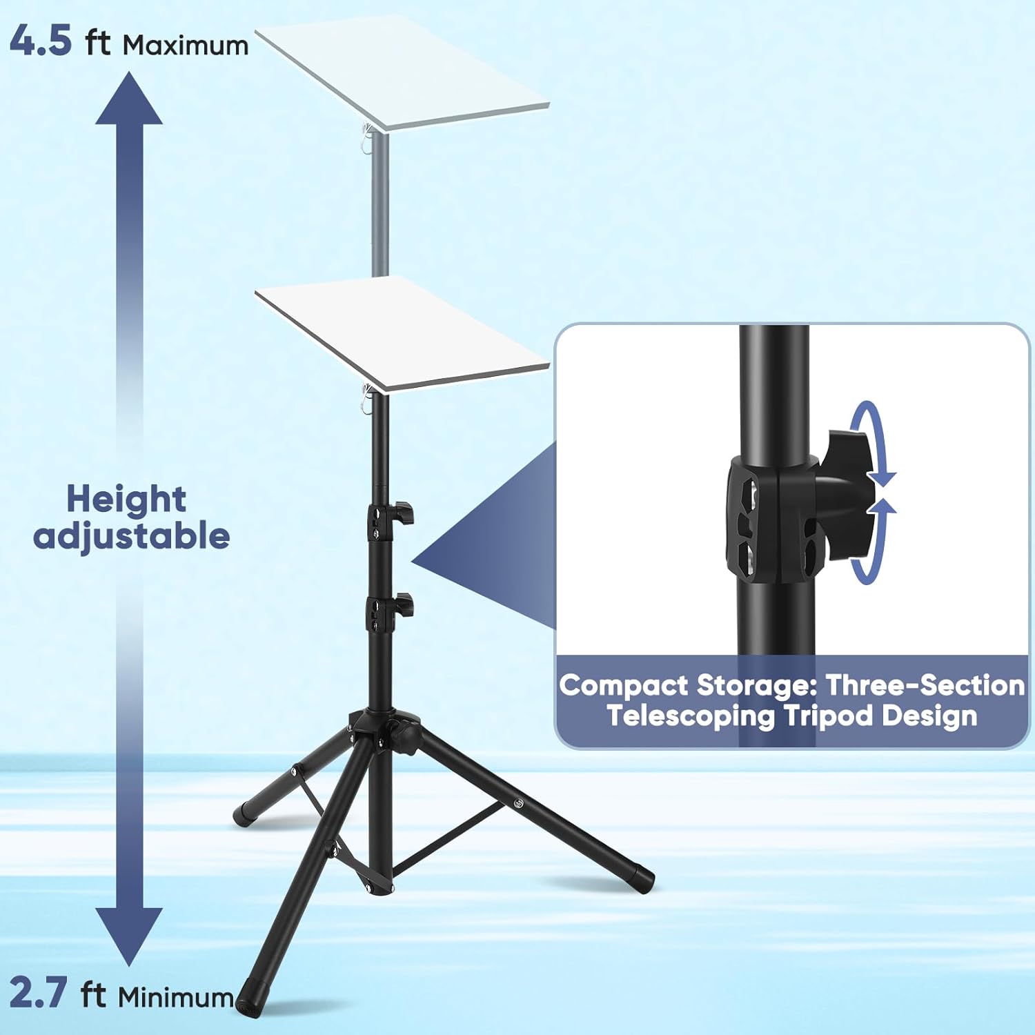 Gen 3 Starlink Tripod, Compatible with Gen3 Starlink, Adjustable Starlink Mount Come with Pipe Adapter, Starlink Tripod Stand, Accessories for Starlink Gen3