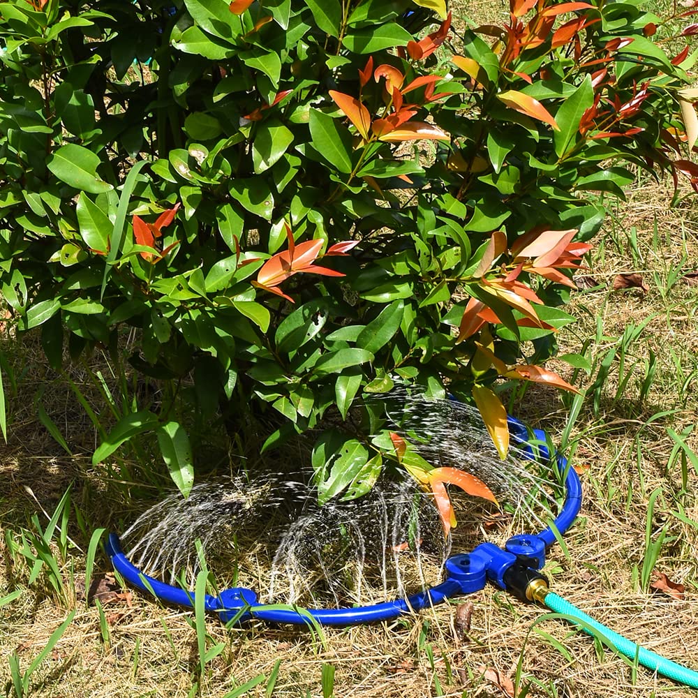ZZM 360°Tree Water System Tree Watering Ring Circle Sprinkler and Irri ...