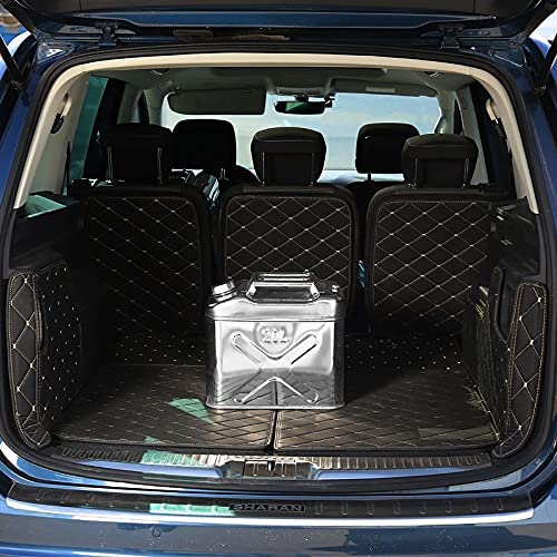 HVDI Stainless Steel Gas Can, Safety Portable Emergency Gasoline Diesel Can Tank, Backup Thickened Tight Sealed Gas Tank with 3 Handles, Vent and Flexible Spout Kit for Vehicles, Cars, Trucks(5Gallon)